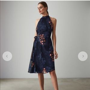 Reiss Lake Floral Burnout Dress